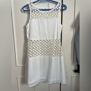 White sheer dress